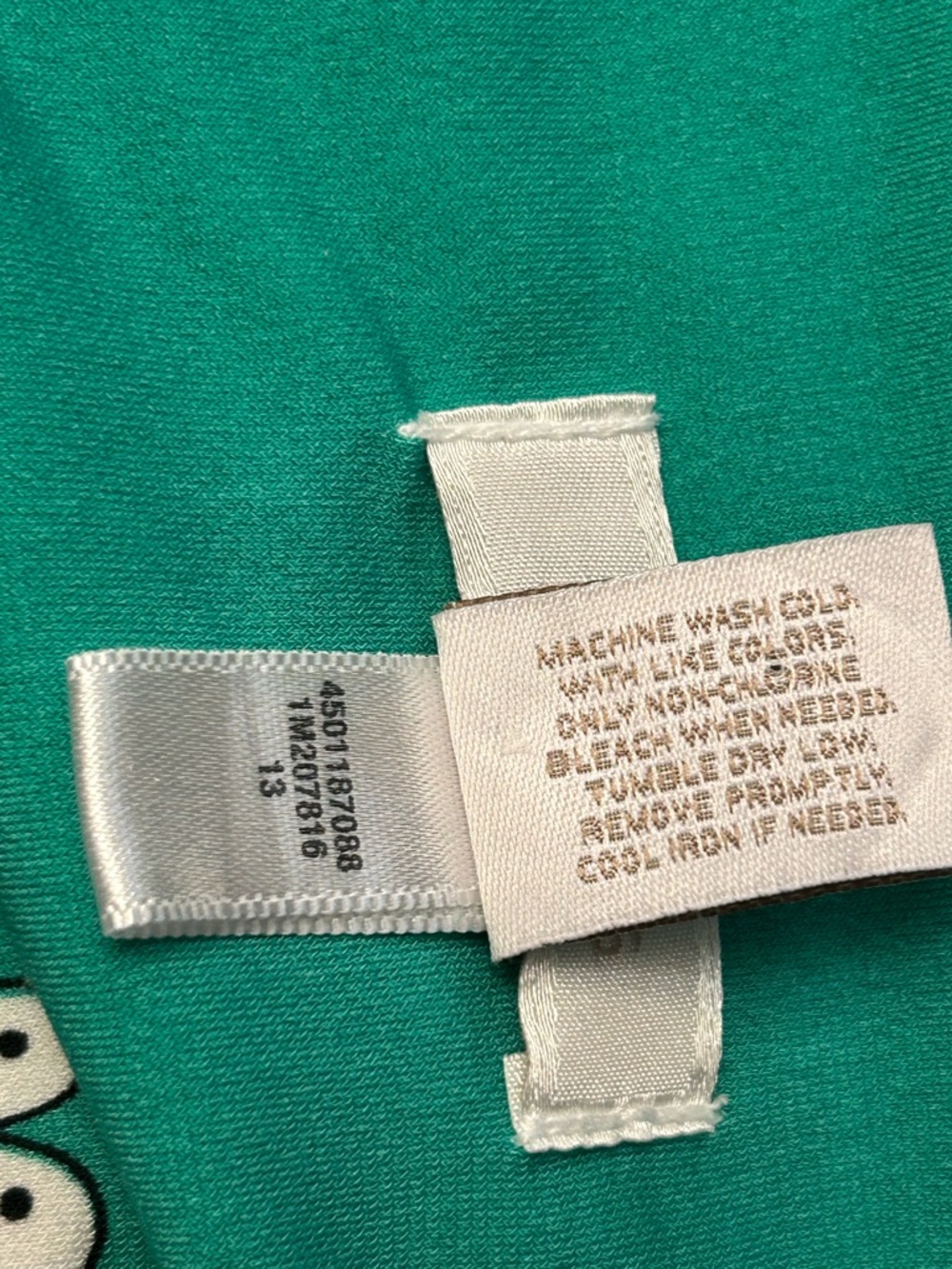 Chico's Helena Keyhold Neck Green/Black Paisley V-Notch Tunic Size 3/16/XL EUC - Picture 6 of 12